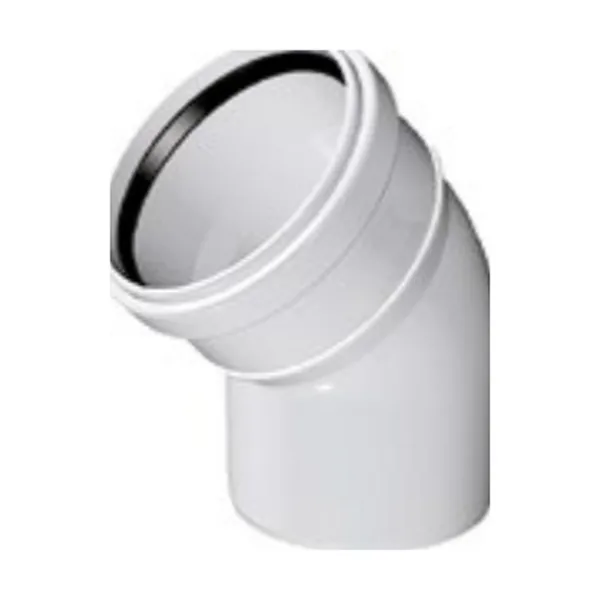 Sanica PVC Atık Su Dirsek 45°