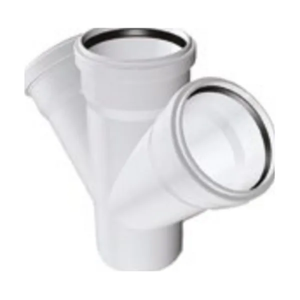 Sanica PVC Atık Su Istavroz Te Çatal 87°